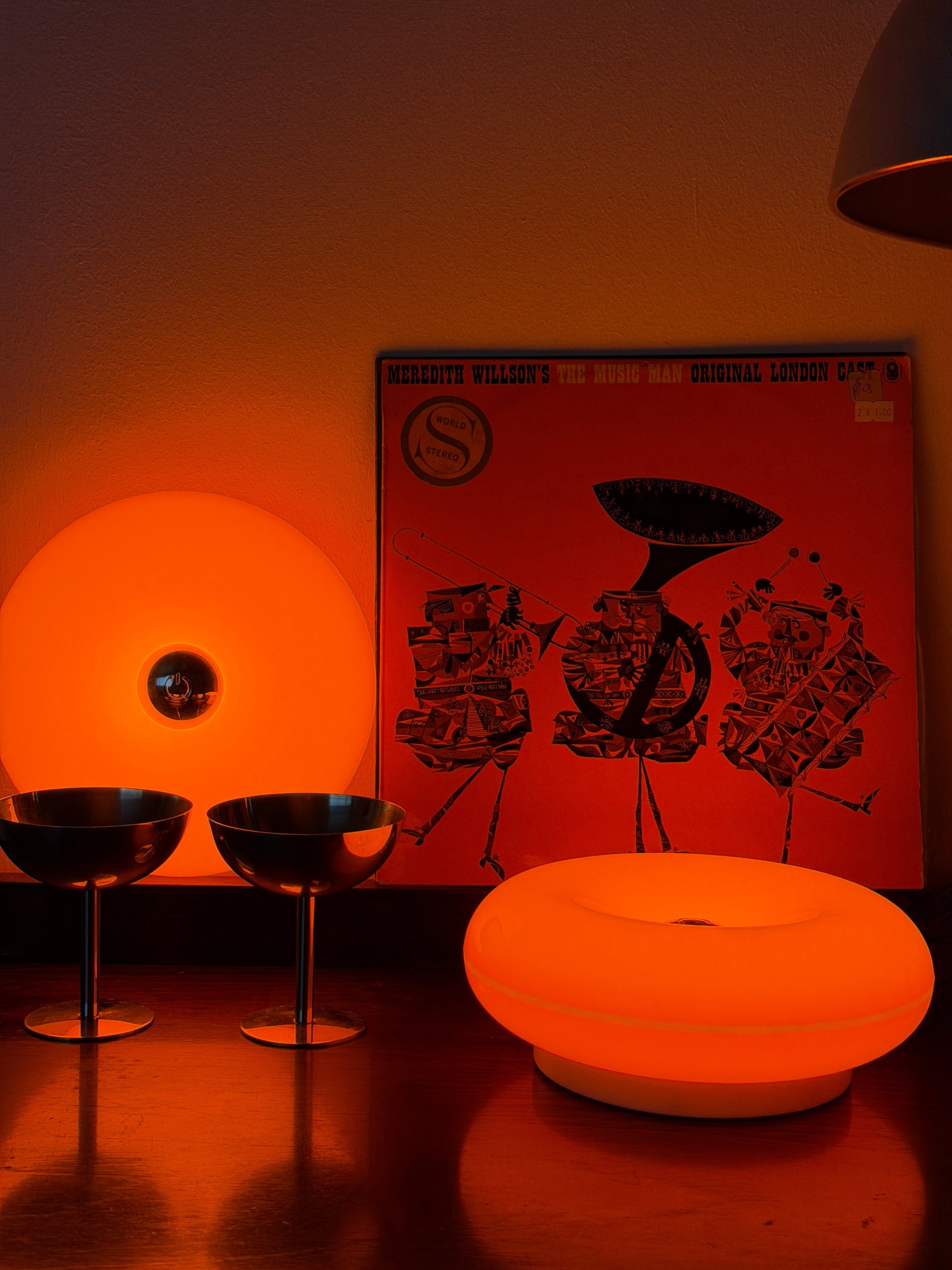 Donut Lamp Orange
