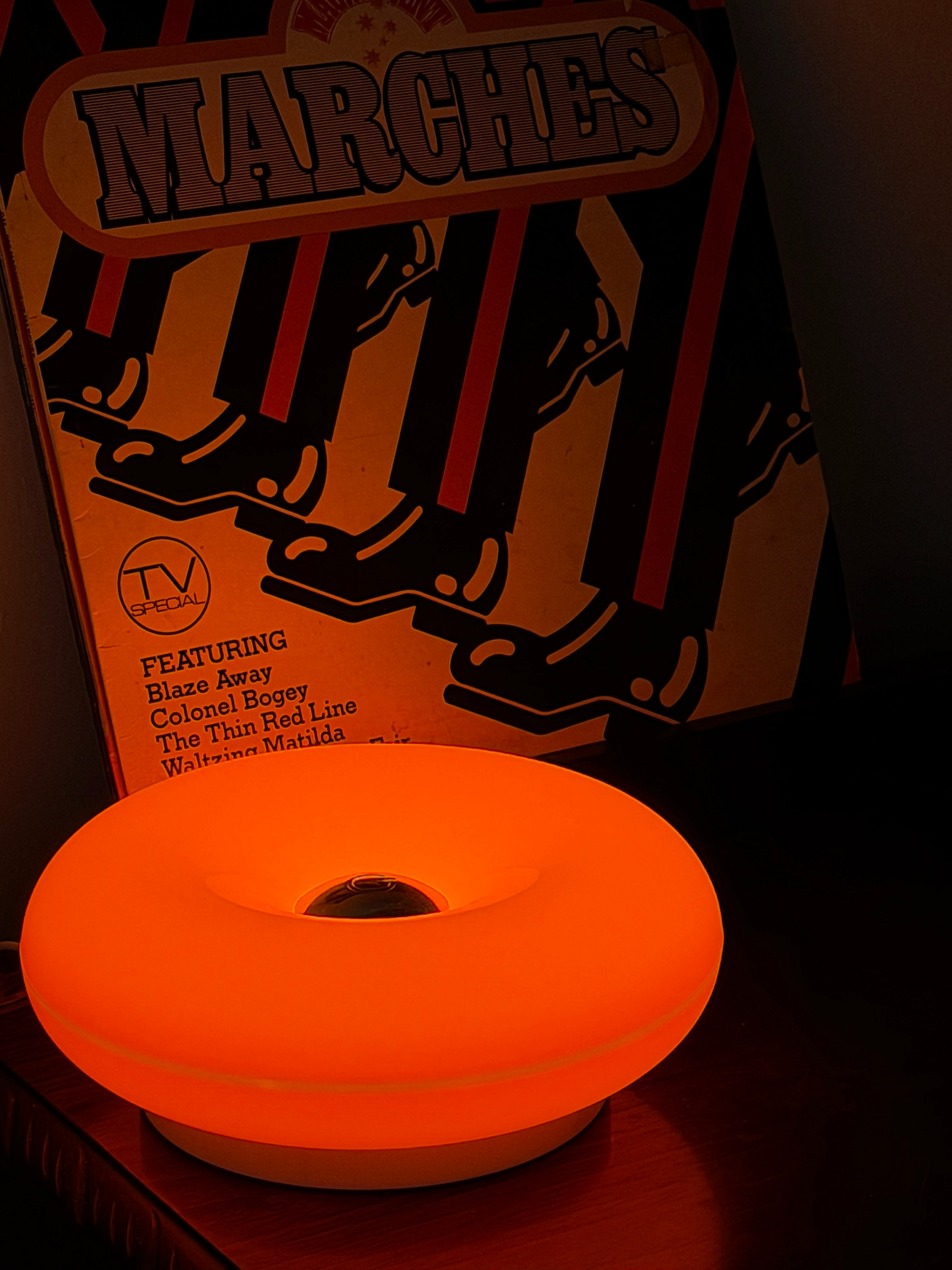 Donut Lamp Orange-3
