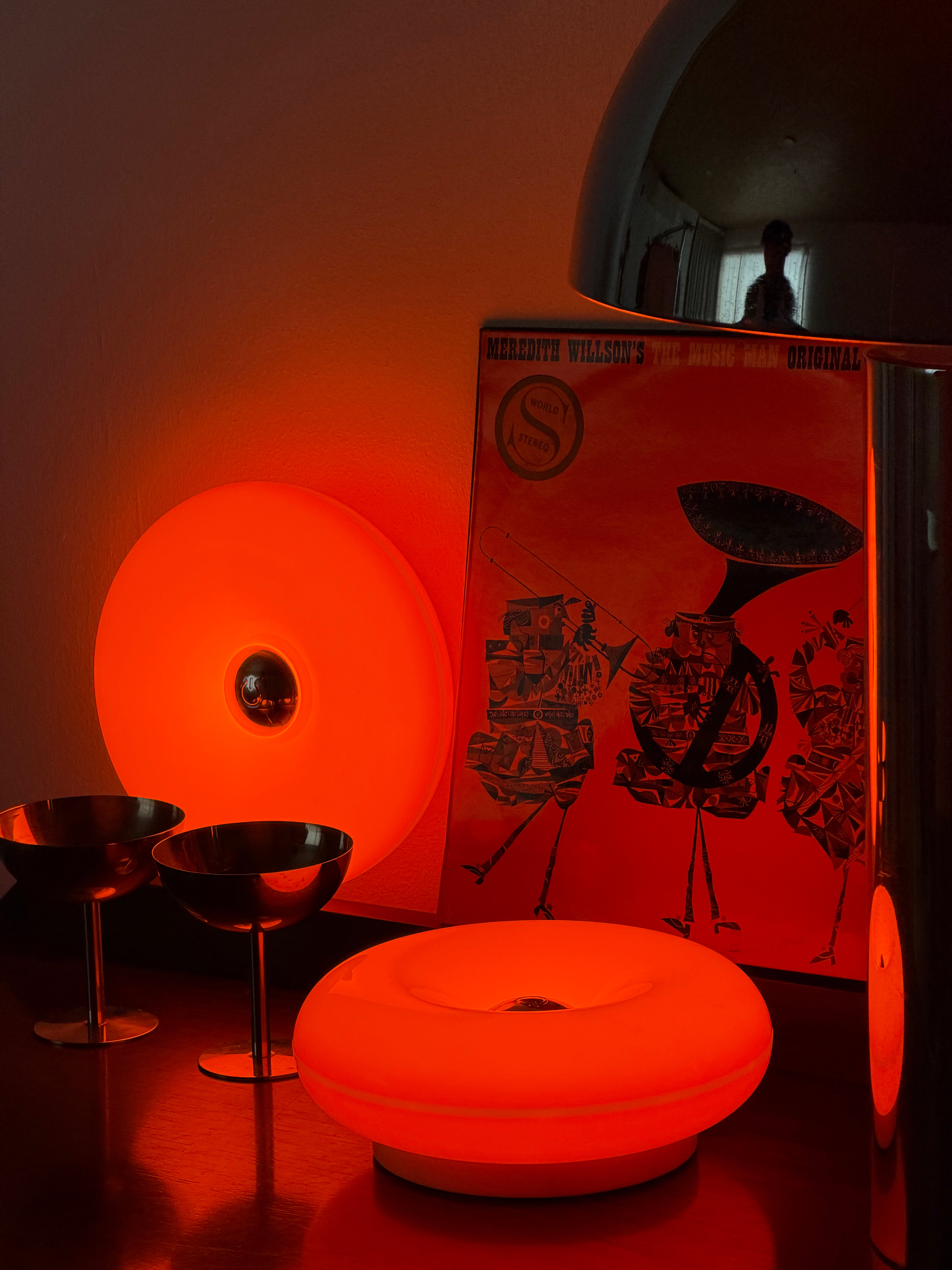Donut Lamp Orange-4