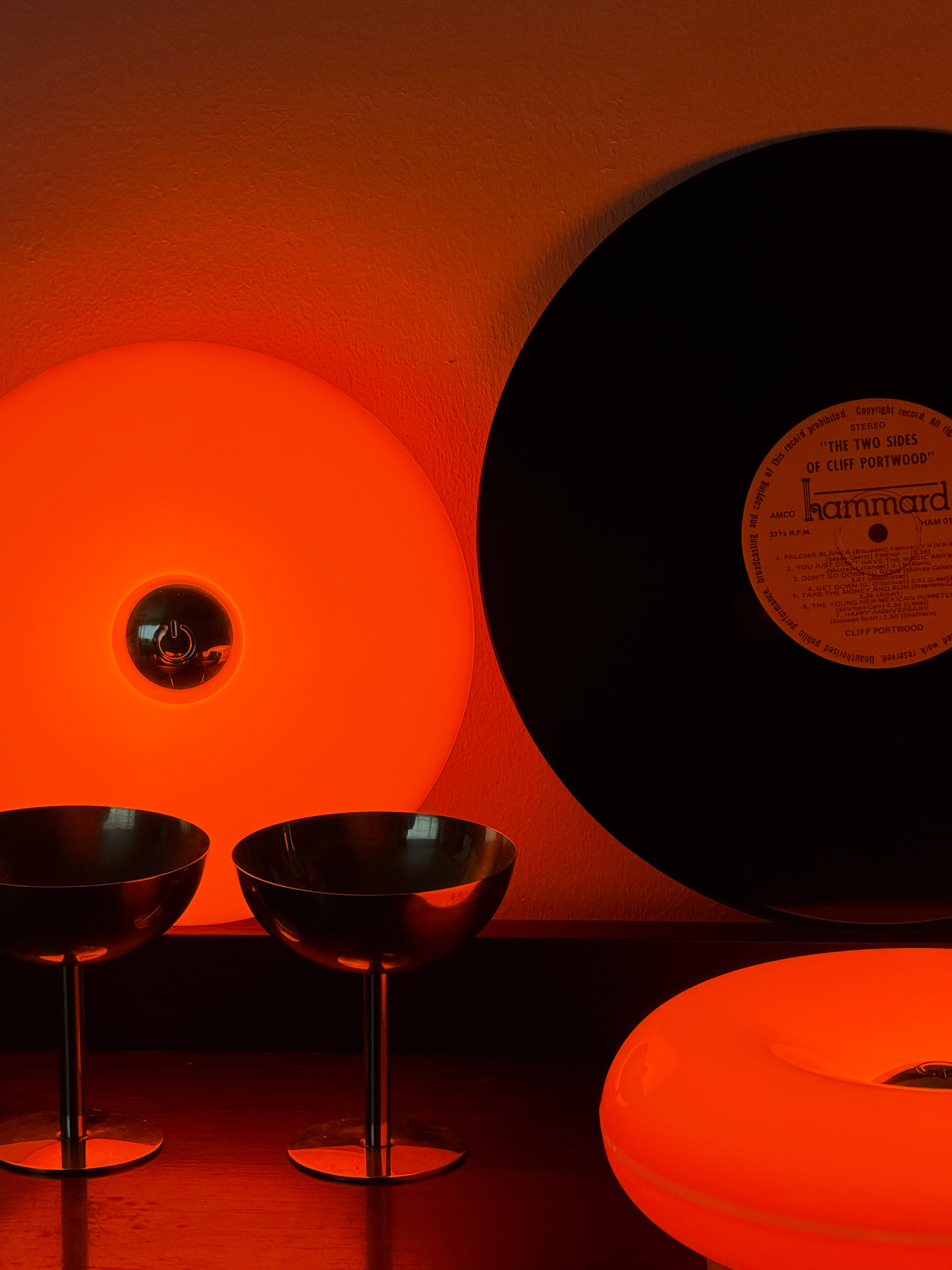 Donut Lamp Orange-5
