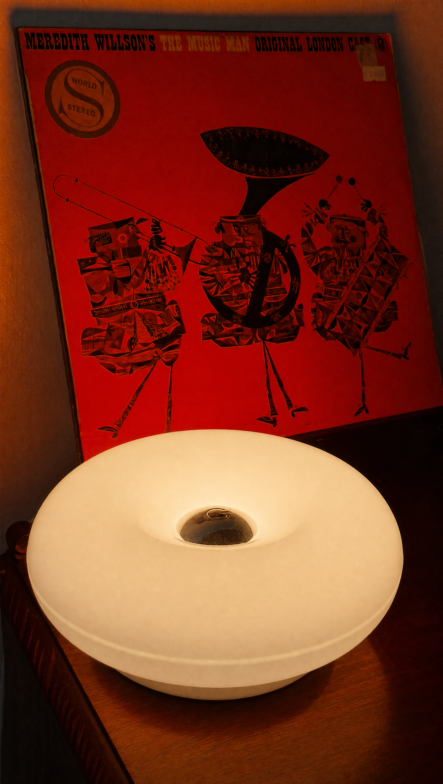 Donut Lamp Orange-9