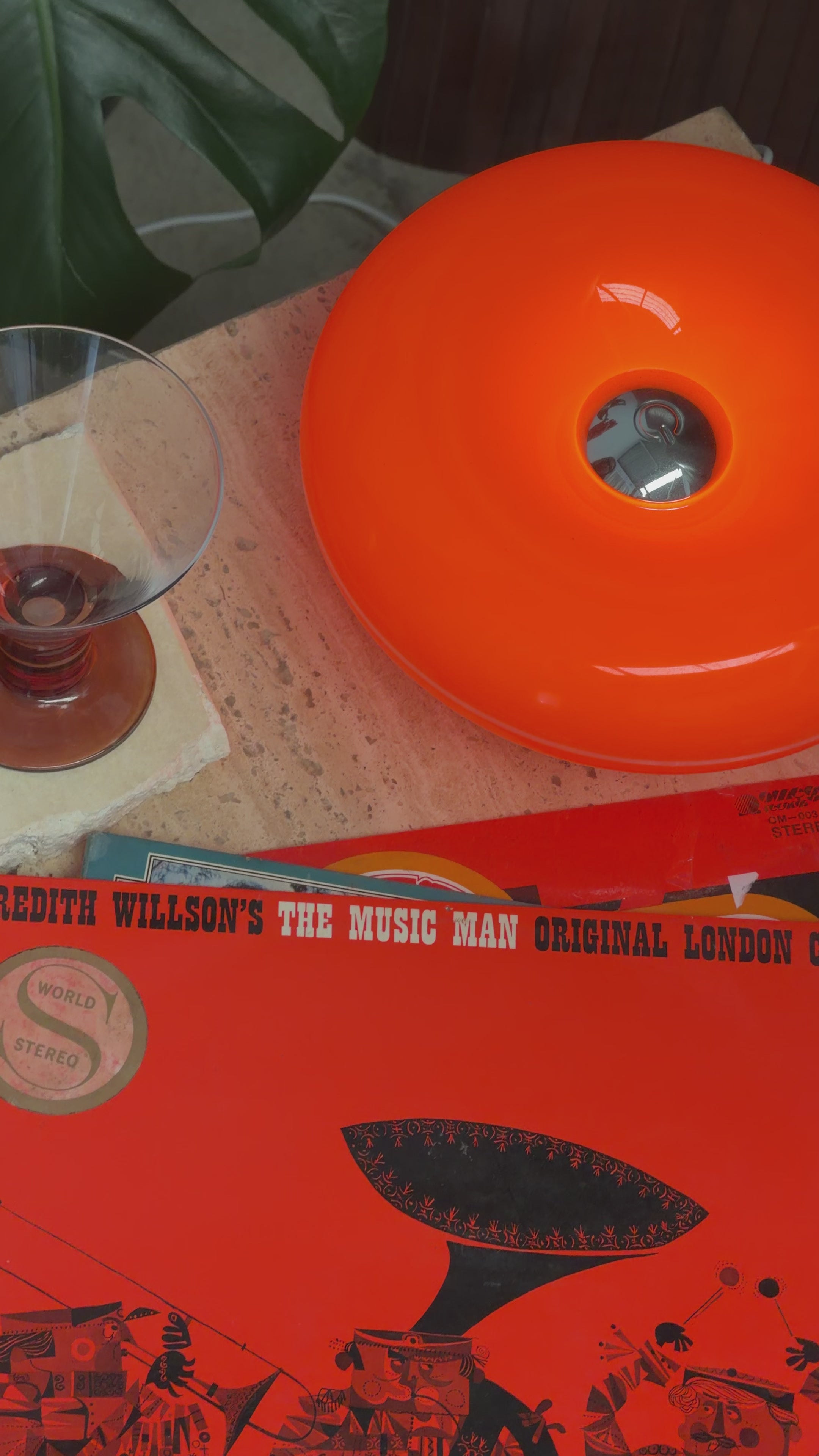 Donut Lamp Orange-6